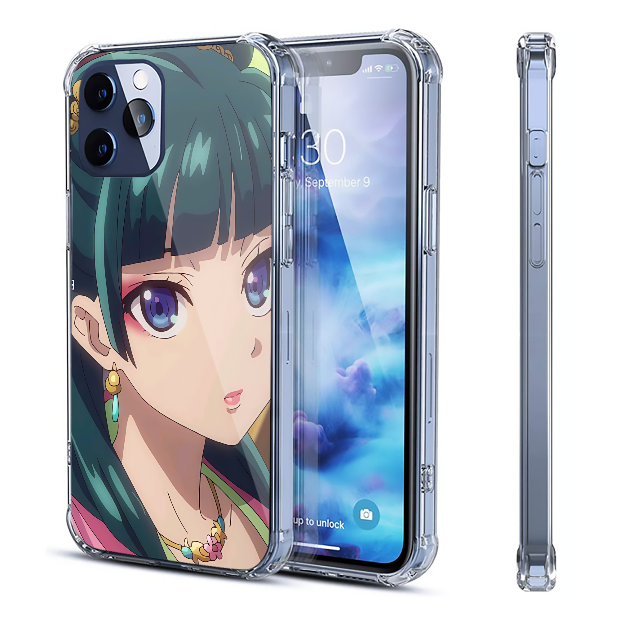 （画像用） 薬屋のひとりごと The Apothecary Diaries 【iPhone 12シリーズ対応】透明スマホケース（クリアソフトケース）